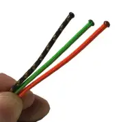 7" PRE BURNED - SUPERLOOP Bowstring Nock D Loop Rope Release Cord Archery 4 PK