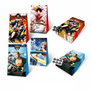12PC One Piece Paper Lolly Loot Bag & Stickers Gift Bag Kids Birthday Decorations