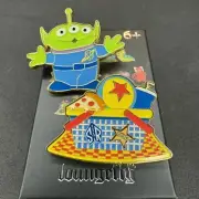 Disney Pixar Toy Story And Alien Pinic Basket Loungefly Enamel Pin Set