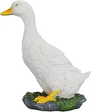 Duck Statue, Realistic Miniature Duck Figurines, Duck Yard Decorations Outdoor Ornaments, Cute Duck Decor Resin Sculptures, Outdoor Duck Sculpture for Table Living Room Bedroom