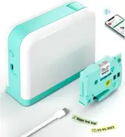 VIXIC Label Maker Machine with Tape P3200 Portable Bluetooth Label Printer