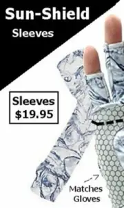 NEW 2025 Sun-Shield Fly Fishing Sleeves for rod reel anglers shirt gloves & vest