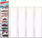 5 Pack Acrylic Model Car Display Case Wall Mount Compatible With Hot-Wheels To -