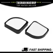 Piece of 2 Adhesive Wide Angle Convex Car Reverse Rearview Blind Spot Mirror