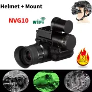 NVG10 Helmet Monocular Wifi Night Vision DVR 1080P HD Camera Tacitcal +Mount LOT
