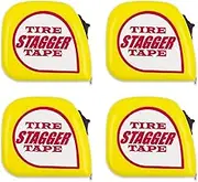 10' Tire Stagger Tape Measure with Magnetic Back (4 Pack)