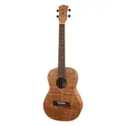 Tiki '2 Series' Mahogany Flame Top Baritone Electric Ukulele with Gig Bag (Natur