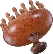 minkissy Wooden Scalp Massage Brush Portable Natural Wood Tool for Daily Use Relieves Itching and Reduces Dandruff Sustainable Design for Relaxation and Healthier Hair