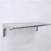 Metal Floating Shelves for Wall Laundry Room Bar Home Office Small Space,Wall Mounted Food Service Storage Rack Shelves,Heavy Duty Storage Rack,120x40cm/47.2 * 15.7in
