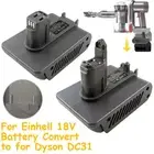 For Einhell 18V Battery to for Dyson Vacuum Cleaner TypeA/B DC31 Battery Adapter