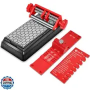Chisel Sharpening Jig with Diamond Sharpening Stone 400# 1000# Grit, Wood Hon