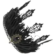 Retro Crown Miss Vintage Headband Birthday for Women Halloween Costumes