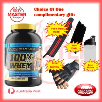 MAX'S 100% PURE WHEY PROTEIN ISOLATE WPI WPC