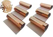 3600pcs 0.2''(5x5mm) per Small Piece, Rose Gold Square Mirror Tile,Self-Adhesive Mini Square Glass Mirrors Mosaic Tiles 5mm x 5mm