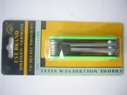 GERMAN EYE BRAND KNIFE CO SOLINGEN FOLDING ALLEN KEY HEX WRENCH 7 SIZES UNUSED