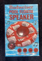 Budweiser Pool Floatie Bluetooth Speaker/Drink Holder