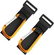 ORFOFE Stroller Hooks for Prams Non-Slip Adjustable Hooks Multi-Purpose Hanger Clips for Stroller