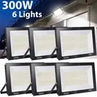 6x 300W LED Floodlight Outside Light Security Flood Lights Outdoor Garden Lamp