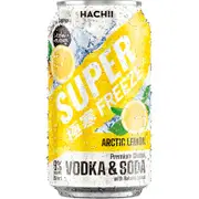 Hachii Super Freeze Chuhai Arctic Lemon 9% Can 350mL