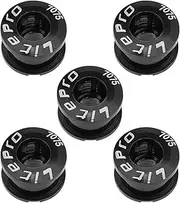 SING F LTD 5pcs M8 Single Chainring Bolts Kit 7075 Aluminum Alloy Chainwheel Bolts & Nuts Cycling Disc Screws for Road Bike Mountain Bike BMX MTB