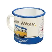 Nostalgic-Art Enamel Mug VW Bulli - Lets Camp Away