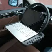 Light Steering Wheel Laptop Desk, Car Table Steering Wheel Tray and Vehicle Seat