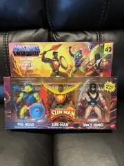 Masters of the Universe Sun-Man and the Rulers of the Sun 5.5 Action Figures Set