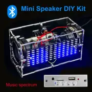Wireless BT 5.0 Speaker Box DIY Kit 2 Subwoofer Stereo Loudspeaker USB Universal