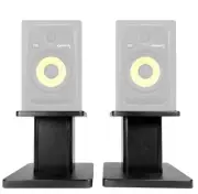 Rockville 8” Black Studio Monitor Speaker Stands For KRK ROKIT 6 G3 Monitors
