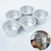 Set Removable Cake Mousse Nonstick Mini Pudding Diy Kitchen Tin Pan BakingMold