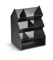 Vollrath CTC-3X2V Vertical Condiment Caddy countertop adjustable dividers