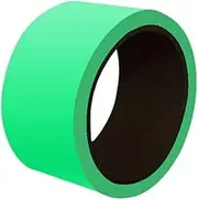 2 Rolls Green Light Fluorescent Tape, 10m × 15cm Waterproof Luminous Tape, Glow in The Dark Self-Adhesive Tape Warning Tape for Stairs Stage