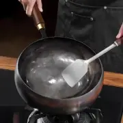 Uncoated Iron Pan&Pot lid,Hand Forged Pot with Heat Function Retention 9CZ5