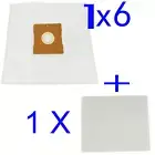 6 X Vacuum Cleaner Dust Bags For Hoover Smart R1 4410 4430 5001 H4012 H160
