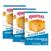Krusteaz Gluten Free Honey Cornbread & Muffin Mix, 15 oz., 3 pk.