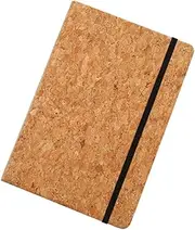 Baluue Cork Cover Notepad Vintage Journal Business Writing Notepad Notepads for Work Business Notepad Office Writing Notepad Office Conference Notepad Daily Notepad Paper Khaki