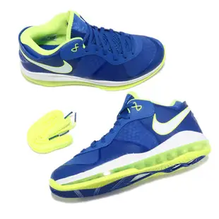 Nike 籃球鞋 Lebron VIII V 2 Low 男鞋 明星款 氣墊 舒適 避震包覆 運動 球鞋 藍 綠 DN1581400 DN1581-400