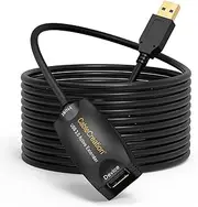 CableCreation Active USB 3.0 Extension Cable 16.4 FT, USB 3.0 Extender Male to Female Cord with Signal Booster Compatible with Oculus Quest 2, Rift Sensor, Steam VR, Gaming PC, Printer