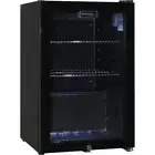 Schmick Black Tropical Double Glazed Glass Door 70 Litre Bar Fridge