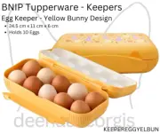 Brand New in Packaging Tupperware Egg Keeper - Yellow Bunny