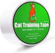 Anti-Scratch Cat Tape for Furniture - Stop Cat from Scratching Couch,Corners of Chair,Door Frame, Counter Tops and Carpet - Clear Double Sided Tape for Cat Scratching - Cat Training Tape 2" x 16 Yard