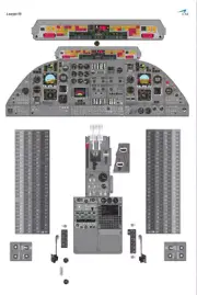 Learjet 55 Cockpit Poster CAE 24in x 36in