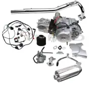 125cc Semi-Auto Motor Engine 3 Speed Reverse Fo ATV Go Kart Quad ATC70 90cc 110