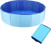 Foldable Foot Bath for Pool Ladder, Portable Pool Foot Wash, Thincken PVC Ground Soak Bowl Accessories for Hot Tubs Pools SPA, 20 X 60 CM