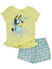 New Bluey Little Girls' 2-Piece Shorts Set Outfit 6