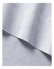 [Ralph Lauren Home] Organic Cotton Oxford Stripe Sheeting in Blue