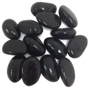 Tuscan Path MOROCCAN PEBBLES for Landscaping & Home Decorating 20mm 1kg BLACK