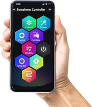 LED Light Show Spinner, 60cm, App-Controlled, 108 RGB Lights, Indoor/Outdoor
