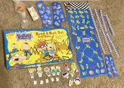 Nickelodeon 1997 RUGRATS Bump And Bust Out 3-D Board Game VTG Mattel Complete