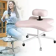 Kneeling Chair, Home Office Desk Chair, Cross Legged Kneeling Chair, Ergonomic Height Adjustable Office Stool, Ergonomic Posture Corrective Seat, for Computer Workers, Yoga Lovers, Meditation